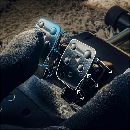 Logitech G923 Racing Wheel for Xbox & PC – TRUEFORCE, Dual Clutch, Leather Grip