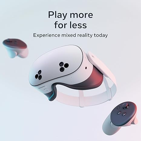 Meta Quest 3S 256GB – Batman: Arkham Shadow + 30 Games with Horizon+ Starter Bundle