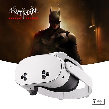 Meta Quest 3S 256GB – Batman: Arkham Shadow + 30 Games with Horizon+ Starter Bundle