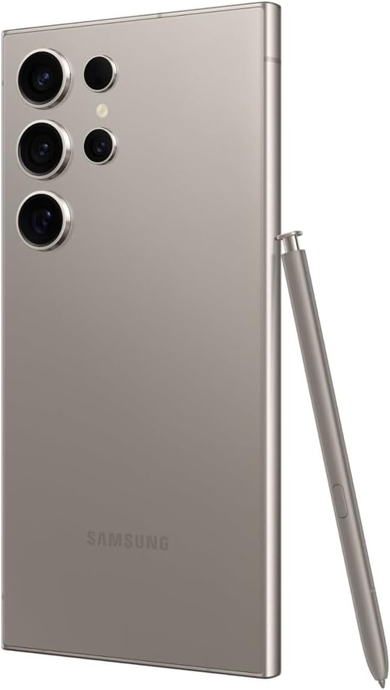 Samsung Galaxy S24 Ultra 512GB – Titanium Gray, AI Camera, S Pen, Unlocked (2024)
