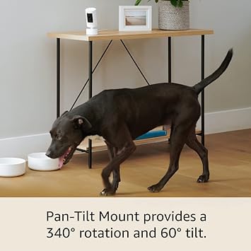Ring Pan-Tilt Mount – For Stick Up Cam Plug-In, Indoor/Outdoor Use