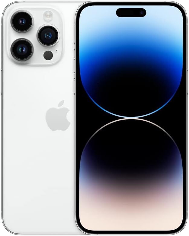 (Renewed Premium) Apple iPhone 14 Pro Max, 512GB, Silver - Unlocked