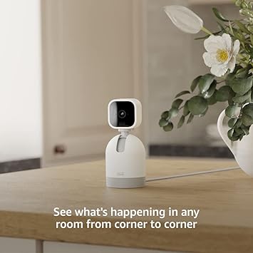 Blink Mini Pan-Tilt – Indoor Smart Security Camera with HD Video & Audio