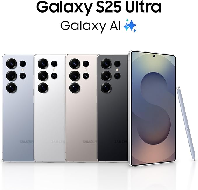 Samsung Galaxy S25 Ultra 512GB – AI Camera, S Pen, Titanium (2025)