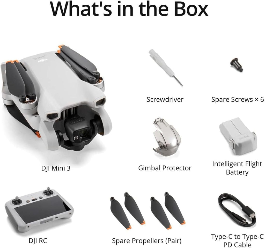 DJI Mini 3 – Lightweight Drone with 38-Min Flight & 10km Transmission