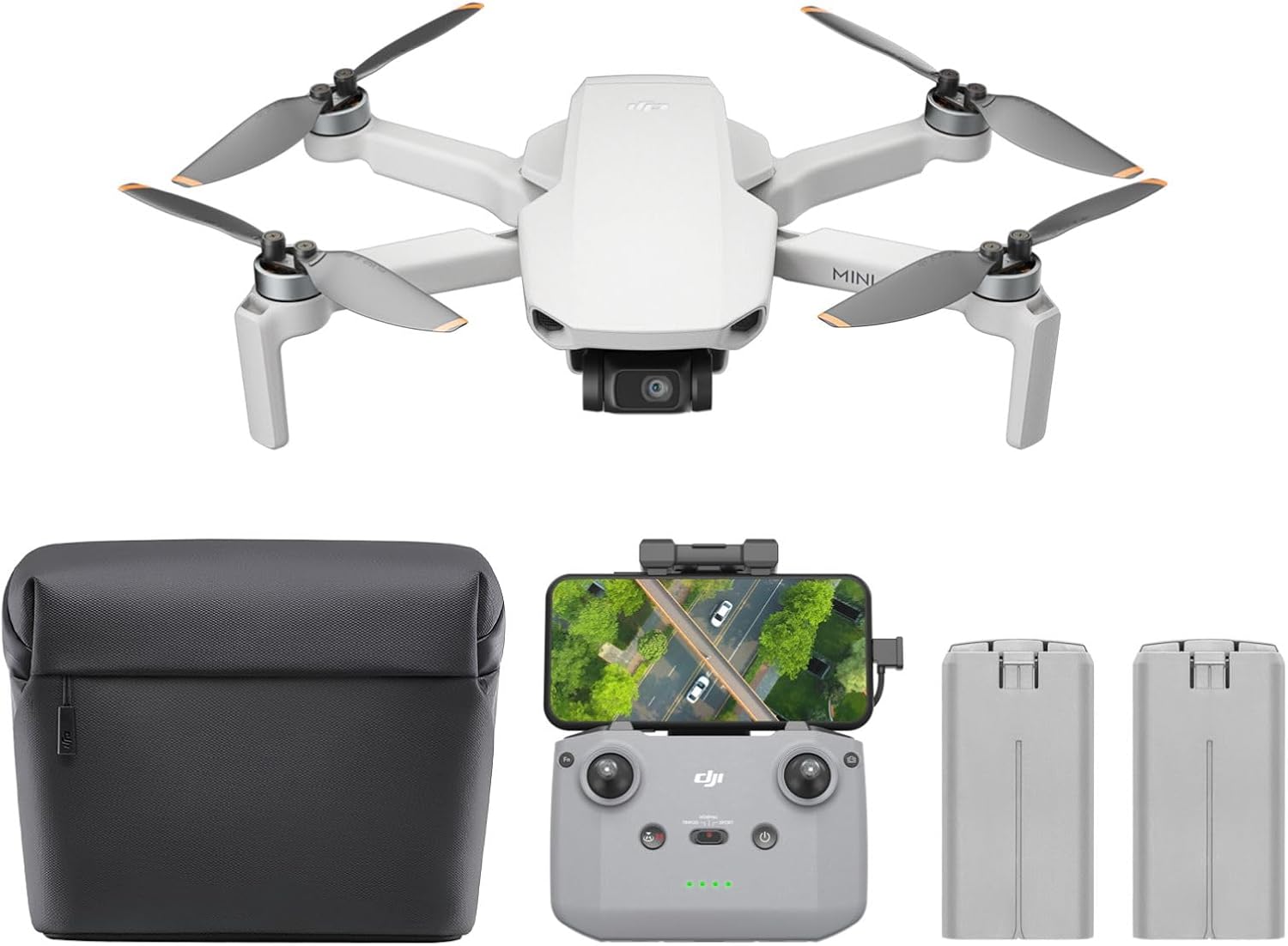 DJI Mini 4K Camera Drone Combo – Lightweight, 62-Min Flight, Auto Return, Quick Shots