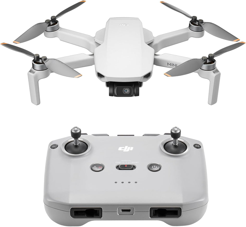 DJI Mini 4K Camera Drone Combo – Lightweight, 62-Min Flight, Auto Return, Quick Shots