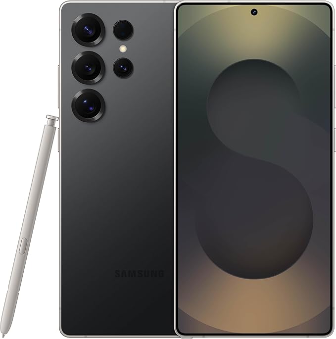 Samsung Galaxy S25 Ultra 256GB – AI Camera, S Pen, Titanium Black (2025)