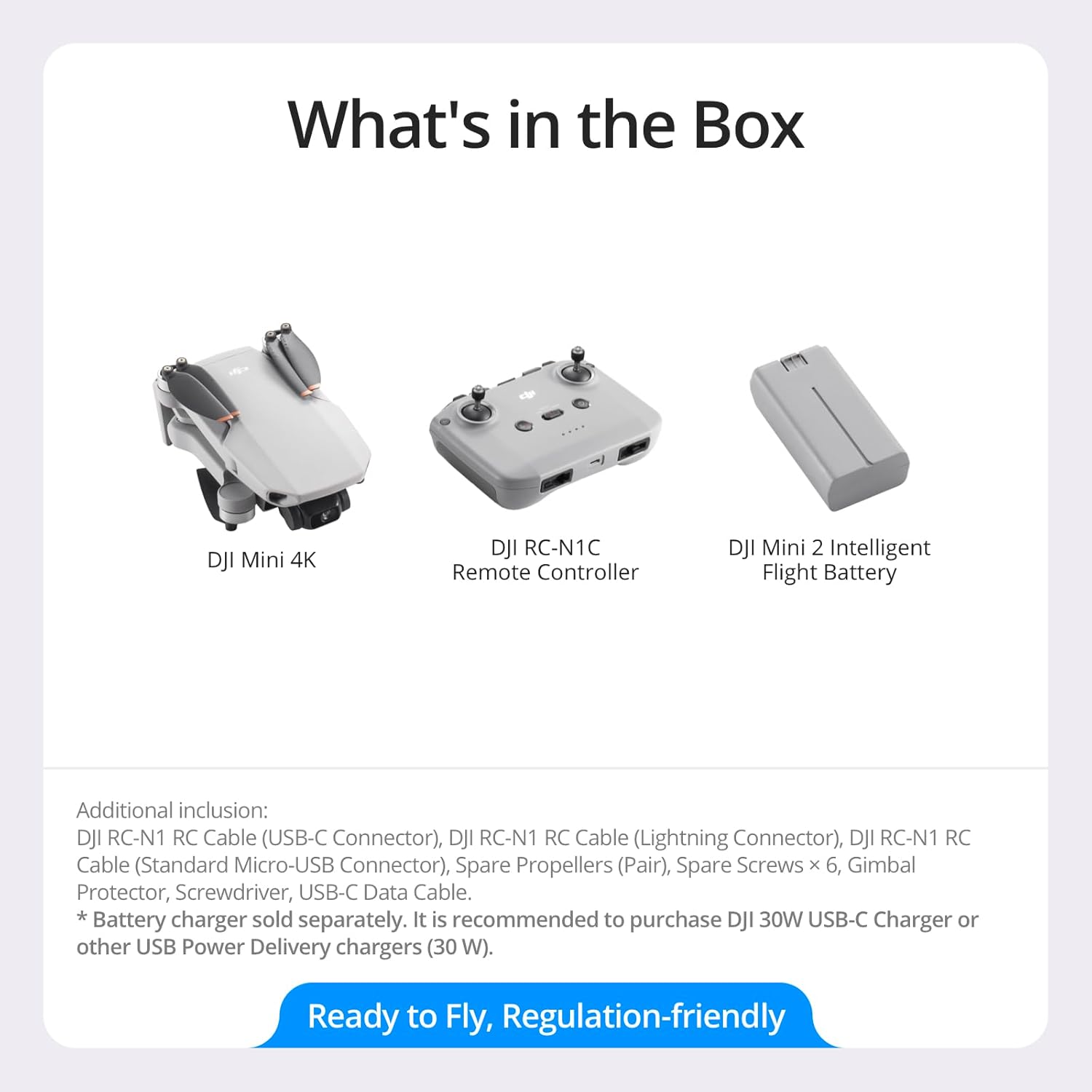 DJI Mini 4K – Compact Drone for Adults with 4K UHD, GPS Return, Long Range