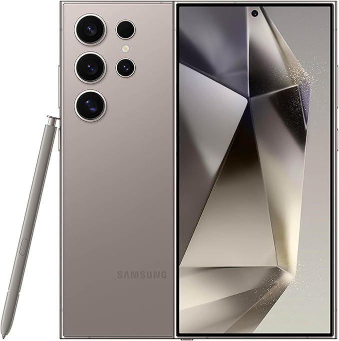 Samsung Galaxy S24 Ultra 256GB – 200MP AI Camera, S Pen, Titanium Gray (2024)