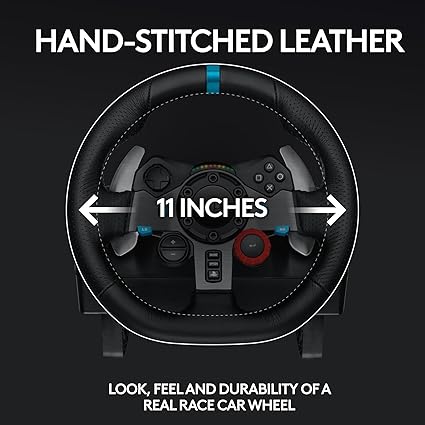 Logitech G29 Racing Wheel for PS5, PS4, PC – Force Feedback & Pedals