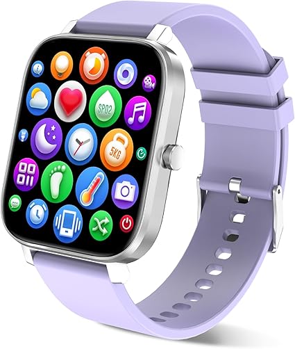 Smartwatch for iPhone & Android – 1.83" Touch, IP68, Heart Monitor