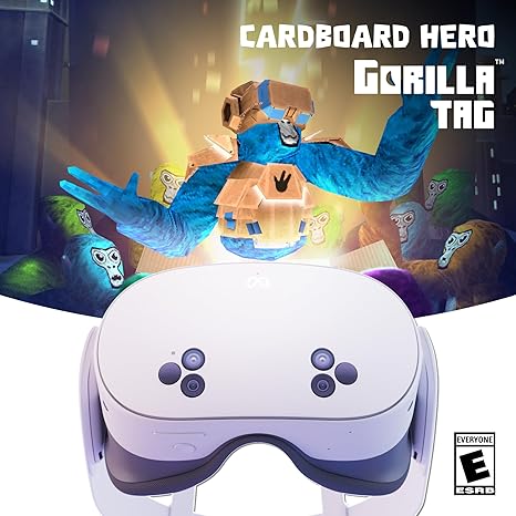 Meta Quest 3S 128GB – Gorilla Tag Hero Bundle + Mixed Reality Headset