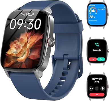 IP68 Smartwatch with AI Voice & Health Tracking – Android/iOS Compatible