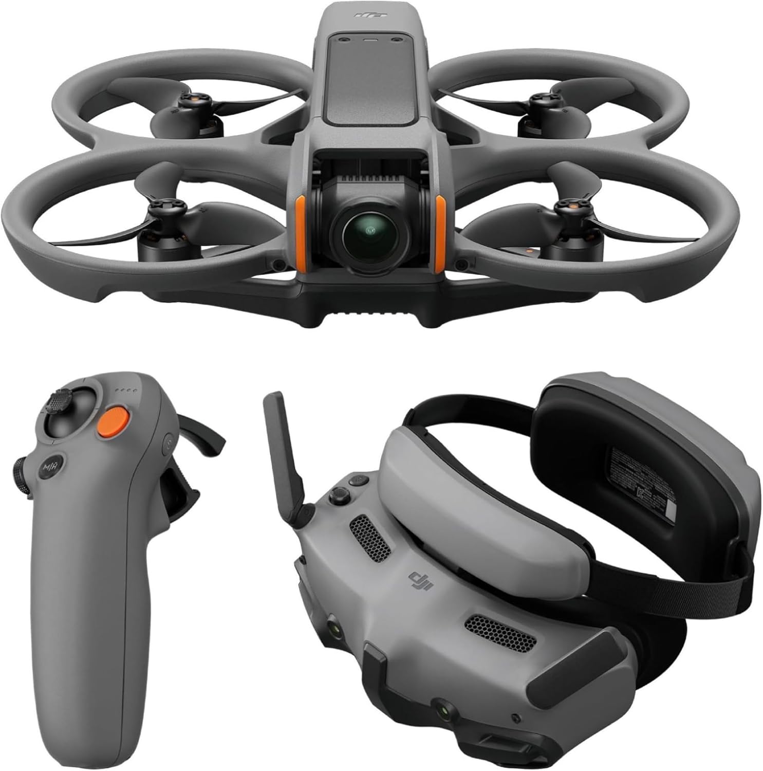 DJI Avata 2 – Fly More Combo with 4K POV Camera & 1 Battery – Black