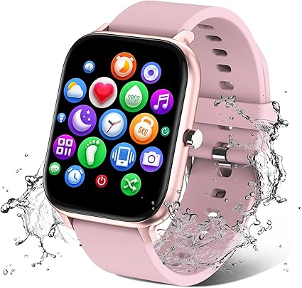 Smartwatch for iPhone & Android – 1.83" Touch, IP68, Heart Monitor