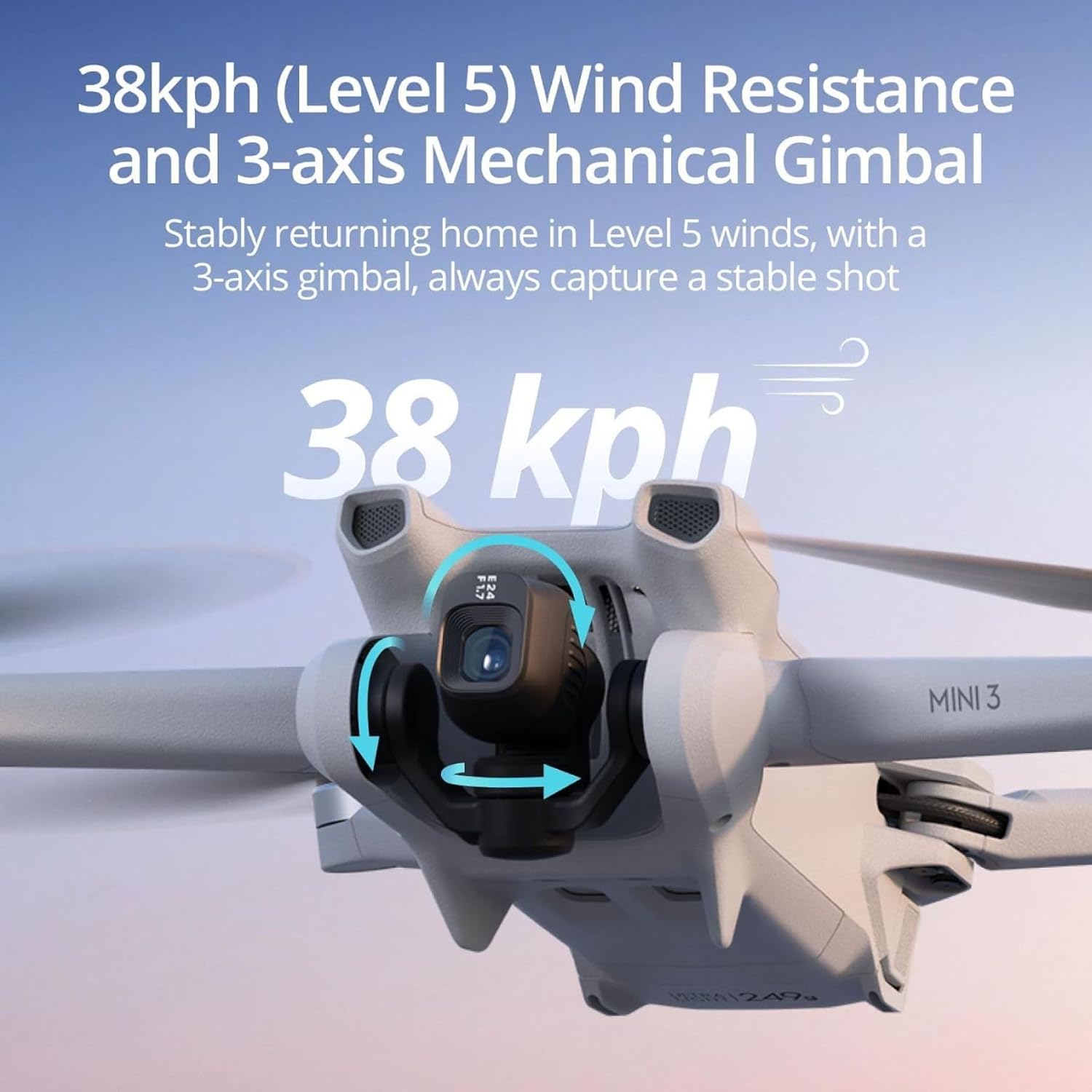 DJI Mini 3 – Lightweight Drone with 38-Min Flight & 10km Transmission