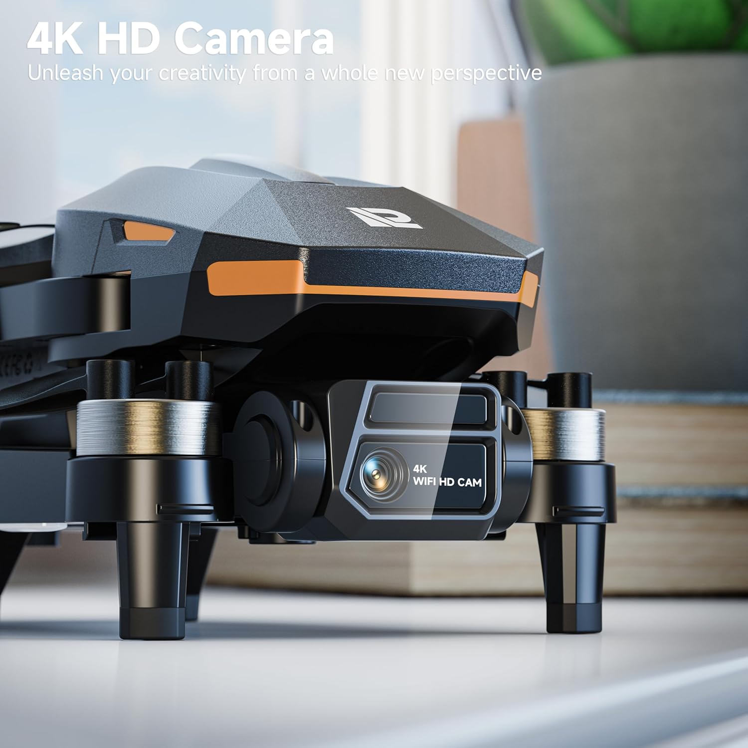 4K Camera Drone – Foldable FPV RC Drone with Brushless Motor & 5G WiFi