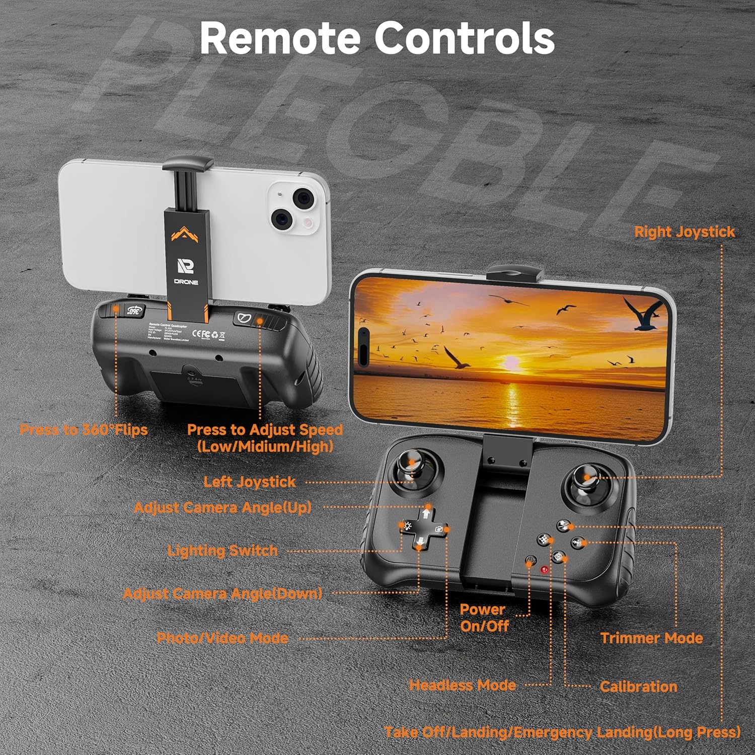 4K Camera Drone – Foldable FPV RC Drone with Brushless Motor & 5G WiFi